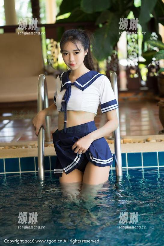 推女神-梁晶莹 推女神 - 梁晶莹最新放送!白裙之美,连风都忍不住停下来看一眼啊