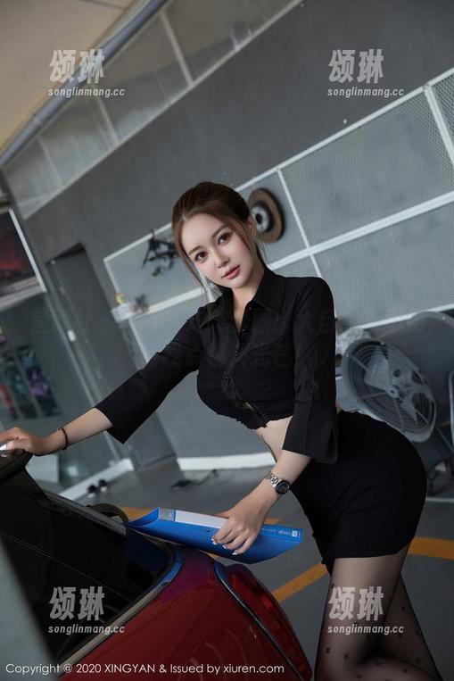 星颜社 - 穆菲菲户外套图：大自然？不如给我点镜头光芒！