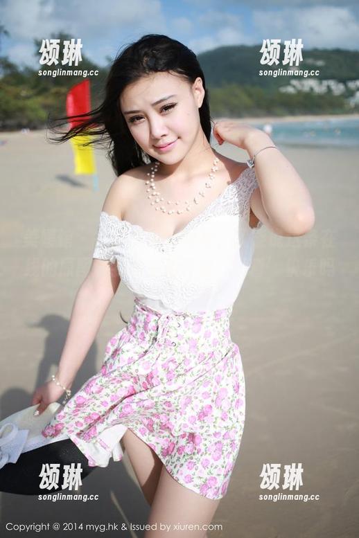 美媛馆 - 徐微微mia短裙，我能说这条在线的原图让我的生活开始‘短暂’快乐吗？